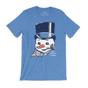 Snow Place Like Home Indiana Snowman Tee – Holiday Graphic Shirt